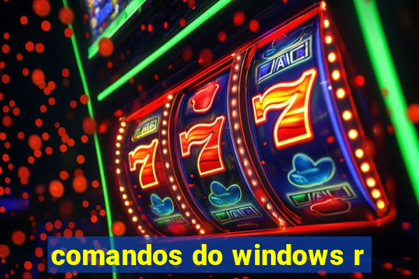 comandos do windows r